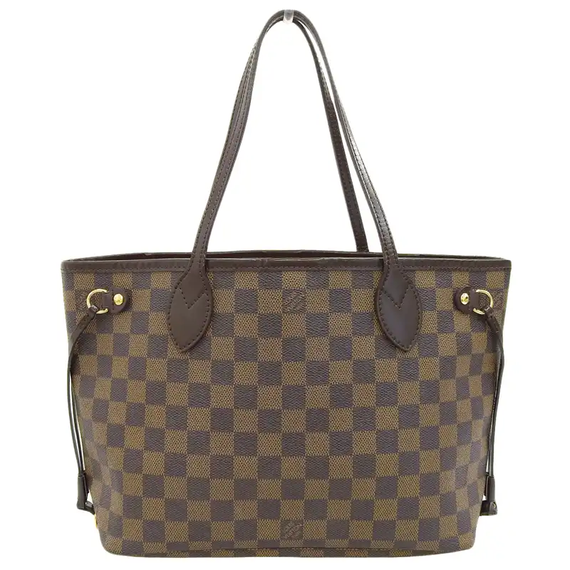 ルイヴィトン LOUIS VUITTON ダミエ ネヴァーフルPM トートバッグ エベヌ N51109 中古 LV1869