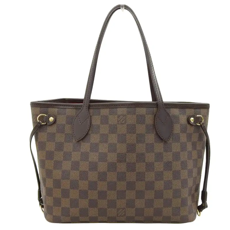 ルイヴィトン LOUIS VUITTON ダミエ ネヴァーフルPM トートバッグ エベヌ N51109 中古 LV1870