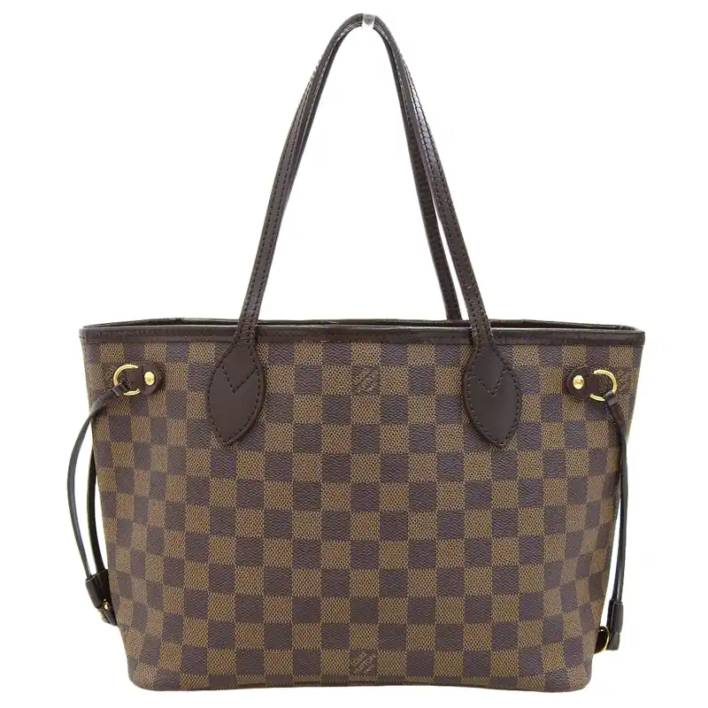 ルイヴィトン LOUIS VUITTON ダミエ ネヴァーフルPM トートバッグ エベヌ N51109 中古 LV1871