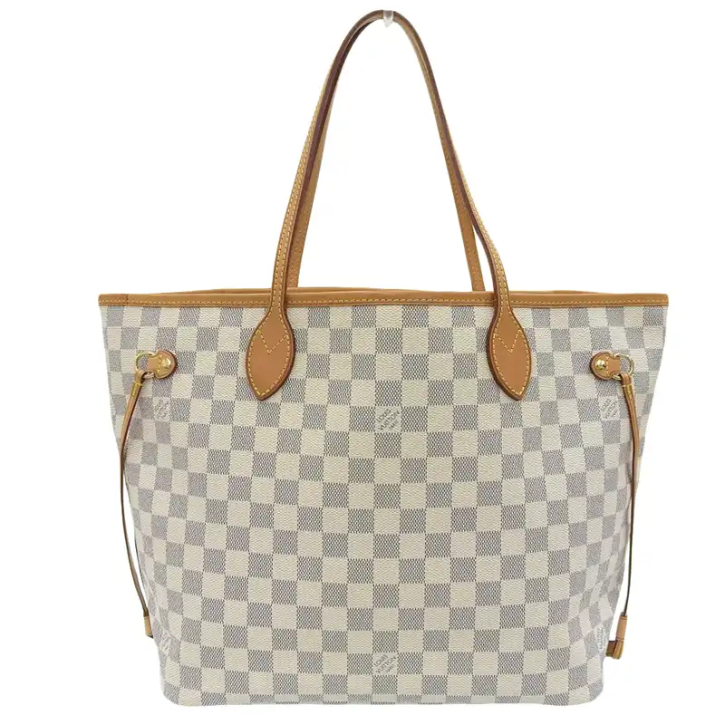 ルイヴィトン LOUIS VUITTON ダミエ アズール ネヴァーフルMM トートバッグ N51107 中古 LV1872
