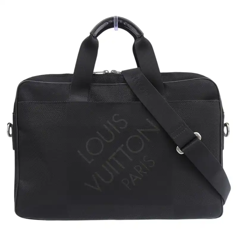 ルイヴィトン LOUIS VUITTON ダミエジェアン アソシエ 2WAYバッグ ビジネスバッグ ブラック M58038 中古 LV1701