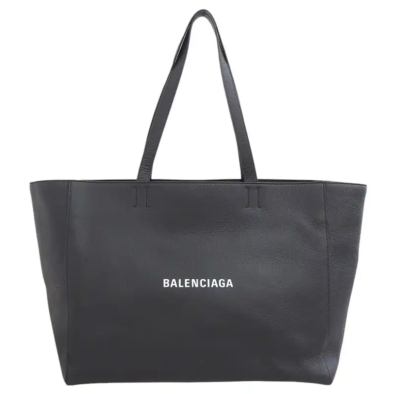 バレンシアガ BALENCIAGA エブリデイ East-West イーストウエスト トートバッグ レザー ブラック 618284 中古 OB2533