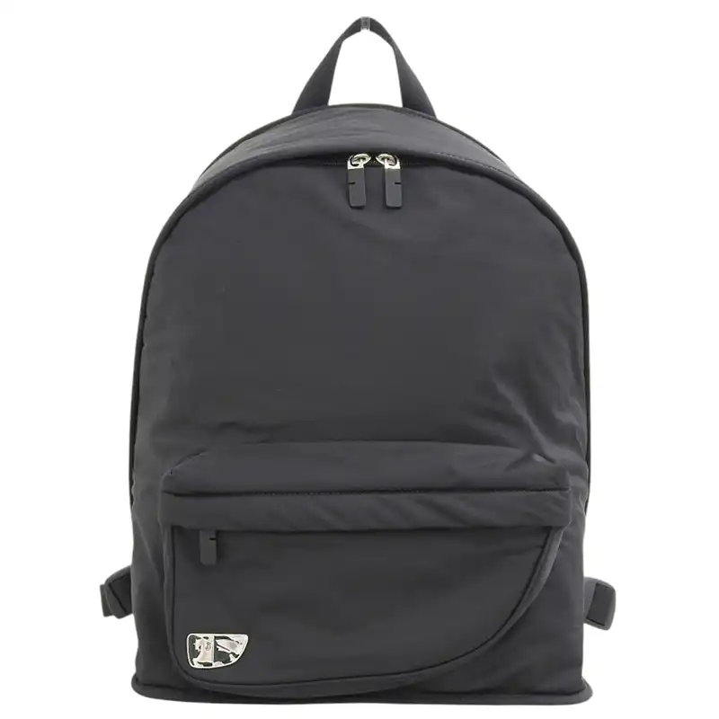 バーバリー BURBERRY バックパック リュックサック ナイロン ブラック 中古 OB2538