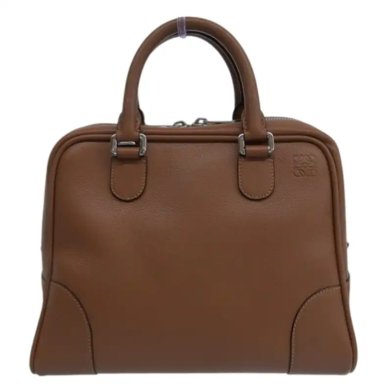 http://ロエベ%20LOEWE%20アマソナ75%20ハンドバッグ%20レザー%20ブラウン%20中古%20OB2575