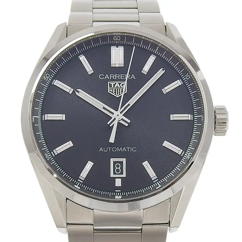 タグホイヤー TAG HEUER カレラ デイト メンズ 自動巻き 腕時計 SS ブラック文字盤 WBN2110.BA0639 中古 OW0474
