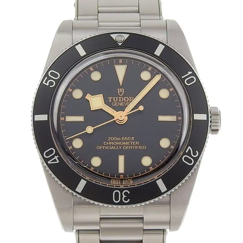 チュードル TUDOR ブラックベイ メンズ 自動巻き 腕時計 SS ブラック文字盤 79000N 中古 OW0480