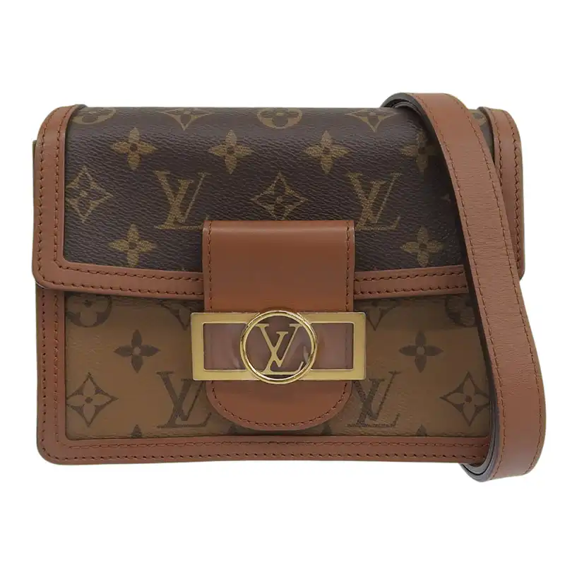 ルイヴィトン LOUIS VUITTON モノグラム・リバース ドーフィーヌMINI ショルダーバッグ M45959 中古 LV1713