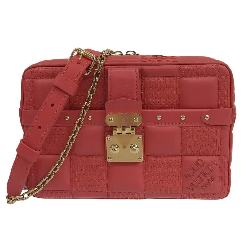 ルイヴィトン LOUIS VUITTON ダミエ・ジャイアント トロカPM 2WAY ショルダーバッグ ローズ M59118 中古 LV1714