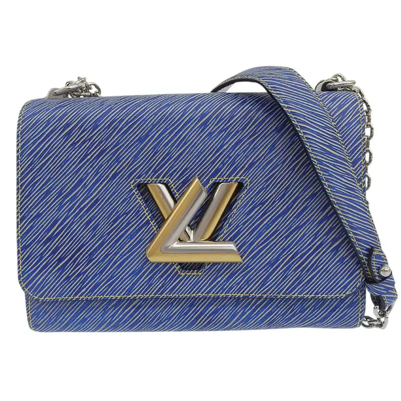 ルイヴィトン LOUIS VUITTON エピデニム ツイストMM ショルダーバッグ ブルー M51065 中古 LV1716