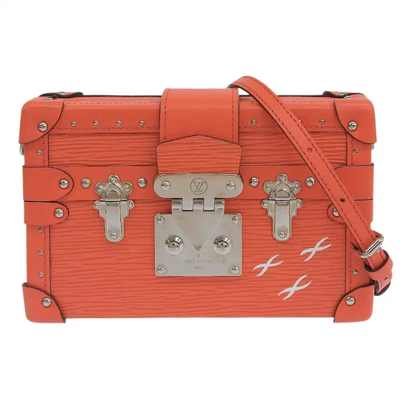 ルイヴィトン LOUIS VUITTON エピ プティットマル ショルダーバッグ レザー サーモンピンク 中古 LV1718