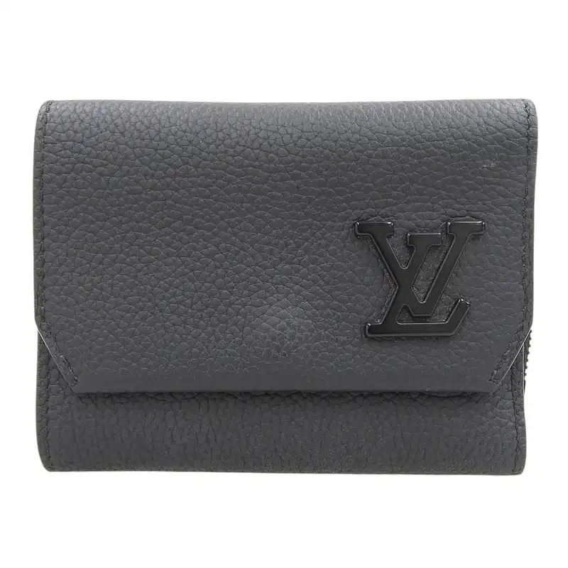 ルイヴィトン LOUIS VUITTON LVアエログラム ポルトフォイユ パイロット 三つ折り財布 M81740 中古 LV1736