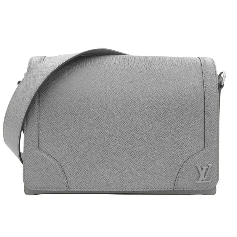 ルイヴィトン LOUIS VUITTON タイガ ニューフラップ メッセンジャー ショルダーバッグ グリ M30808 中古 LV1851