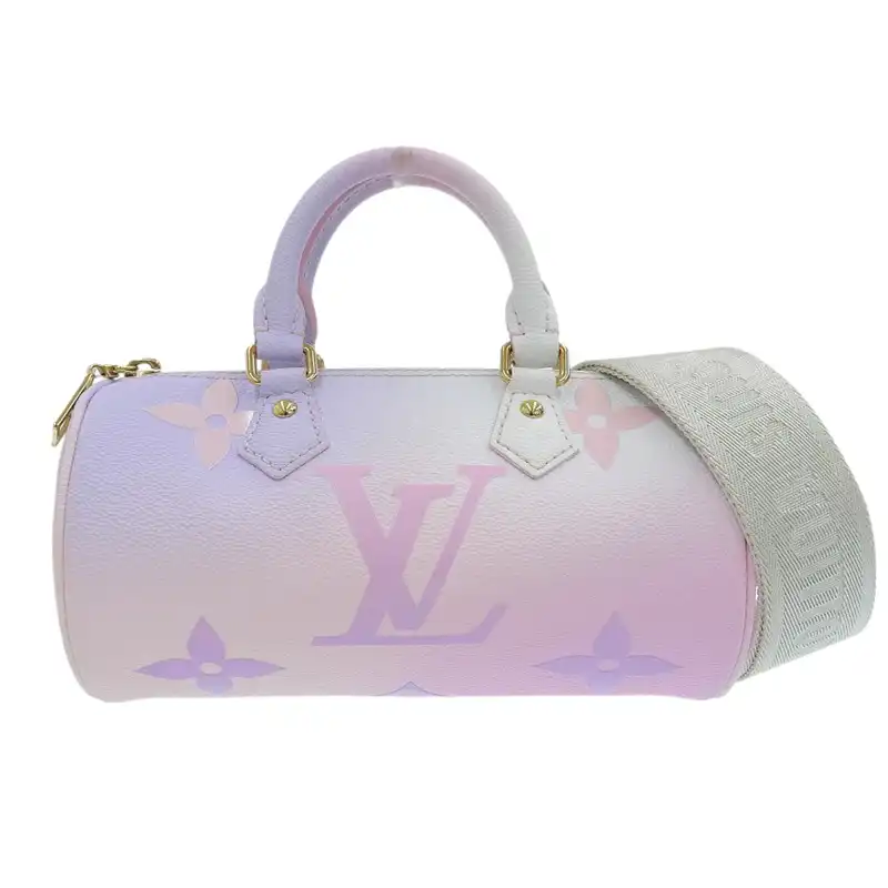 ルイヴィトン LOUIS VUITTON スプリングインザシティ パピヨンBB 2WAYバッグ ハンドバッグ サンライズパステル M46078 中古 LV1888