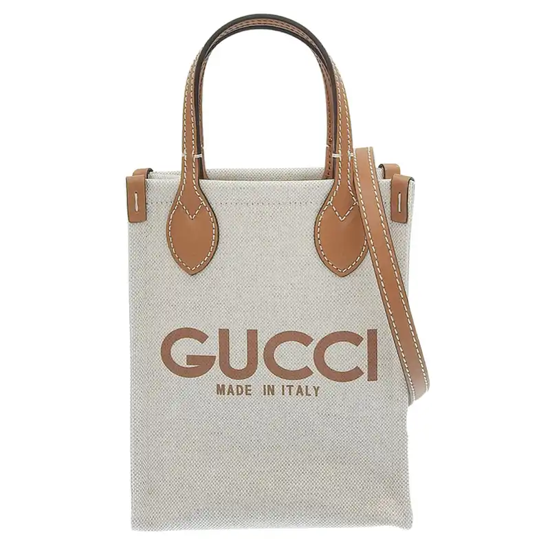 グッチ GUCCI スーパーミニバッグ 2WAY ハンドバッグ ショルダーバッグ キャンバス/レザー ベージュ/ブラウン 799300 美品 GU0656
