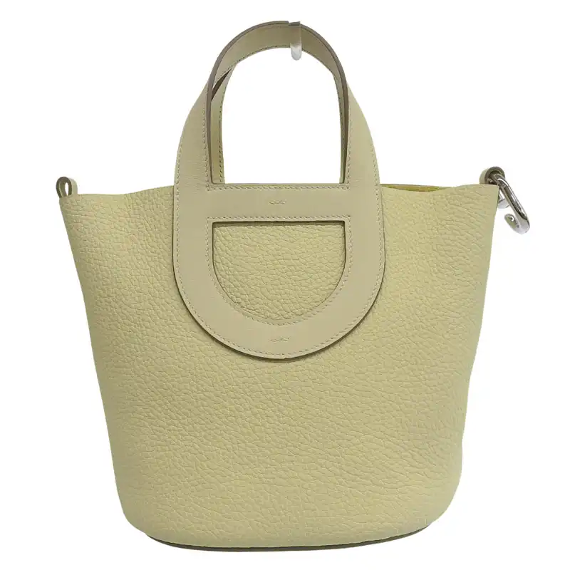 エルメス HERMES インザループ18 ハンドバッグ トリヨンクレマンス ジョーヌミルトン W刻印 2024年 中古 HE1143