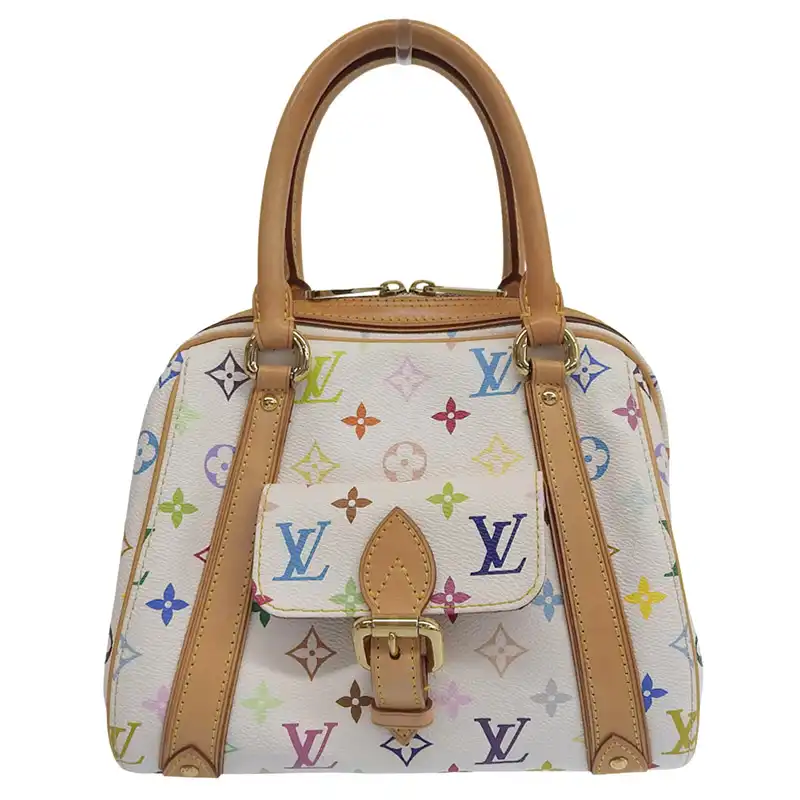 ルイヴィトン LOUIS VUITTON モノグラム マルチカラー プリシラ ハンドバッグ ブロン M40096 中古 LV1757