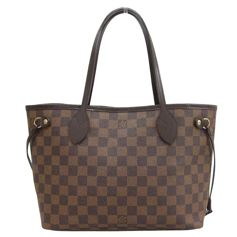 ルイヴィトン LOUIS VUITTON ダミエ ネヴァーフルPM トートバッグ エベヌ N51109 中古 LV1765