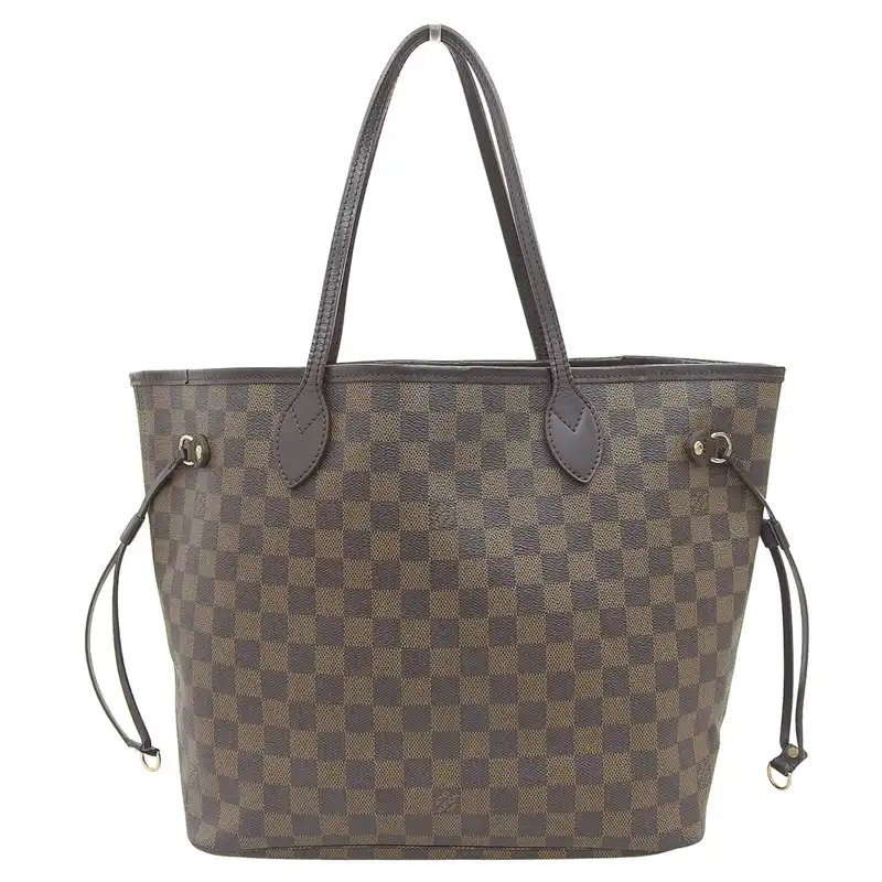 ルイヴィトン LOUIS VUITTON ダミエ ネヴァーフルMM トートバッグ エベヌ N51105 中古 LV1766
