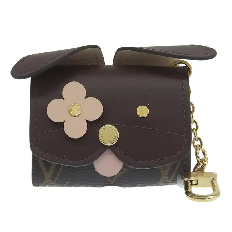 ルイヴィトン LOUIS VUITTON モノグラム エテュイ イヤホンケース AirPods Pro ドッグ 犬 GI0567 中古 LV1773