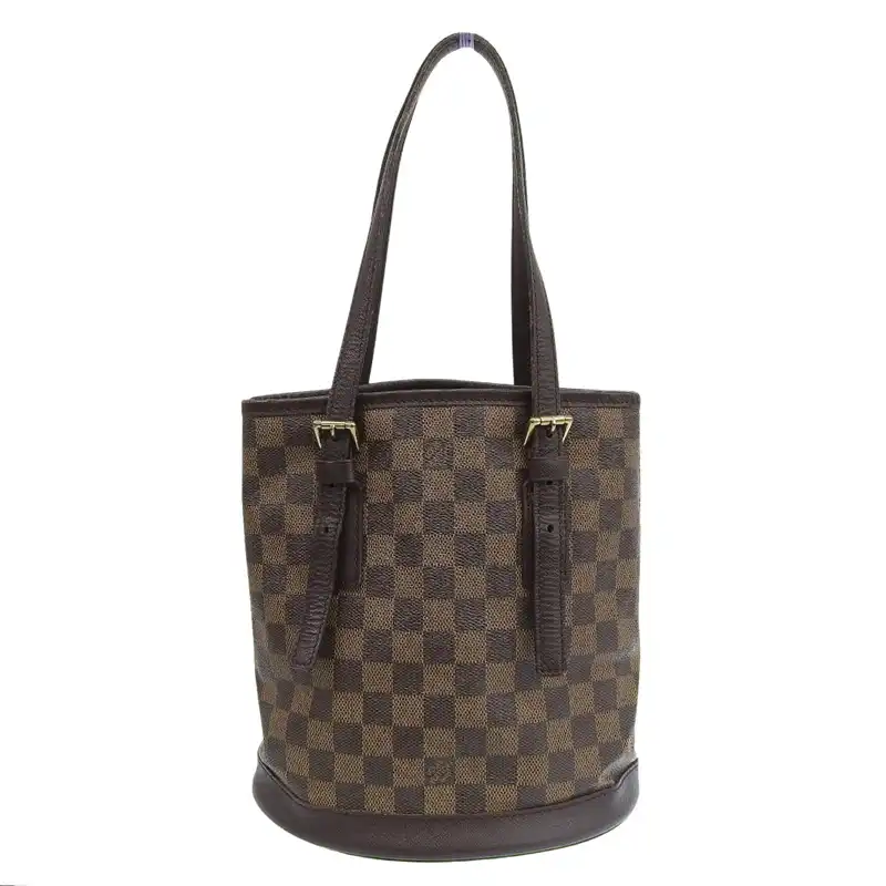 ルイヴィトン LOUIS VUITTON ダミエ マレ ハンドバッグ エベヌ N42240 中古 LV1777