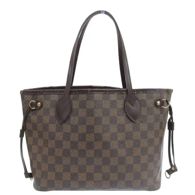ルイヴィトン LOUIS VUITTON ダミエ ネヴァーフルPM トートバッグ エベヌ N51109 中古 LV1778