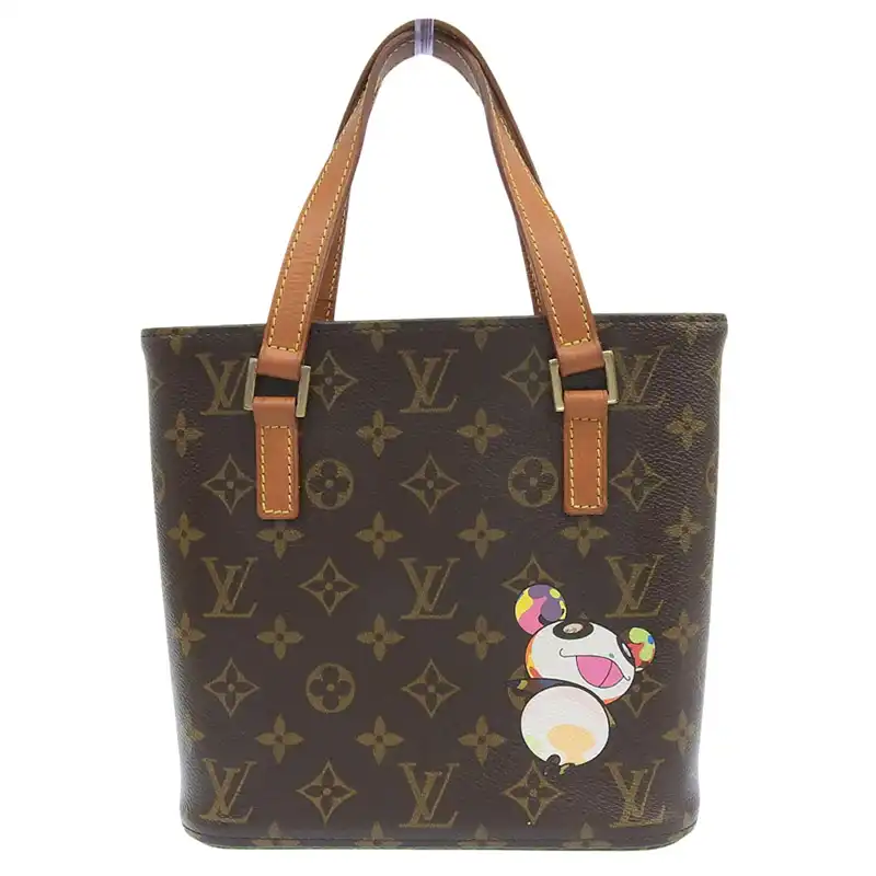 ルイヴィトン LOUIS VUITTON モノグラム パンダ ヴァヴァンPM ハンドバッグ M51173 村上隆コラボ 中古 LV1785