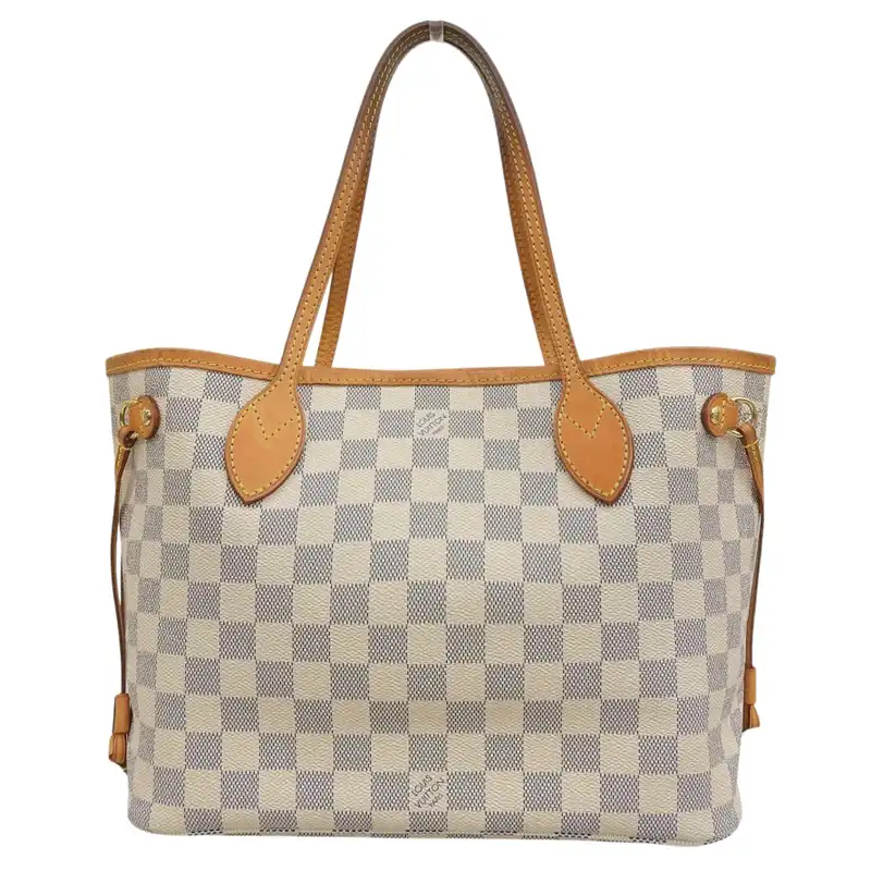 ルイヴィトン LOUIS VUITTON ダミエ アズール ネヴァーフルPM トートバッグ N51110 中古 LV1912