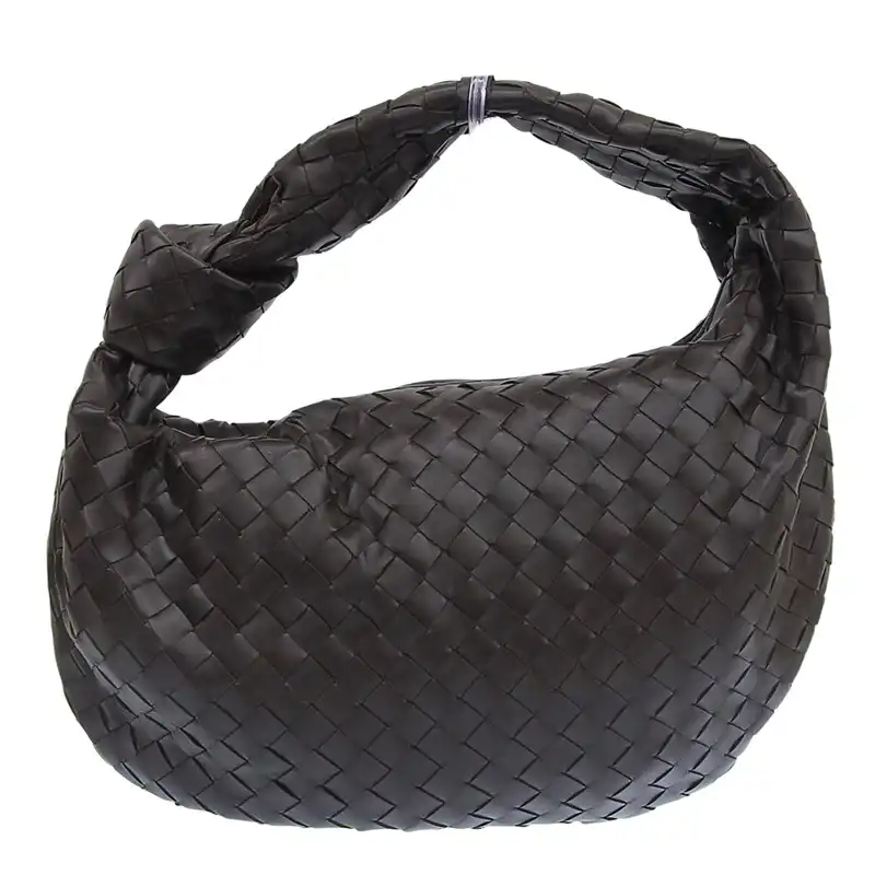 ボッテガヴェネタ BOTTEGA VENETA イントレチャート ジョディ ミディアム レザー ブラウン 600261VCPP01229 中古 OB2700