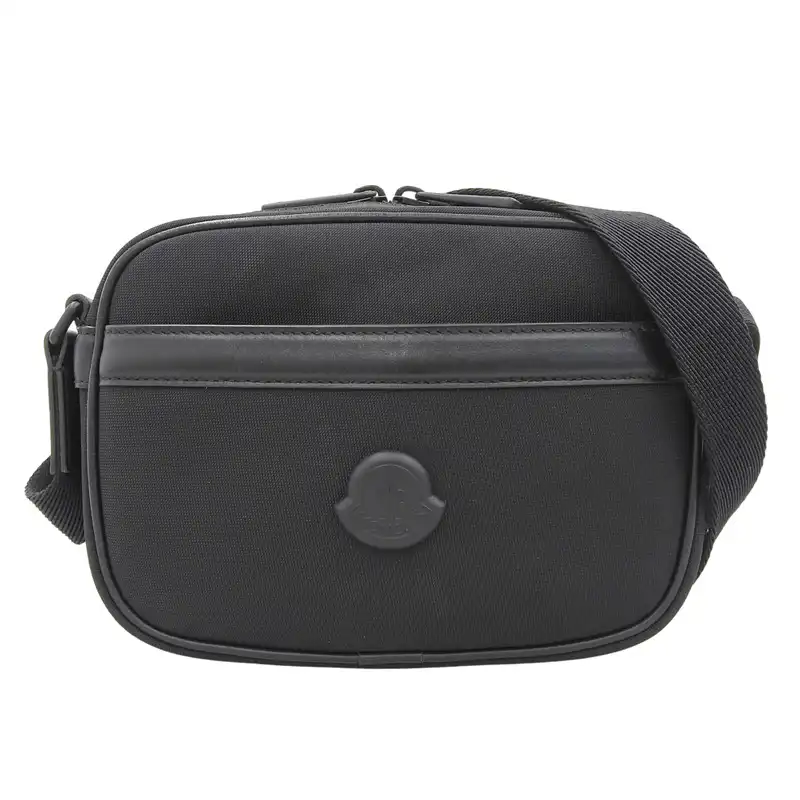 http://モンクレール%20MONCLER%20PIERRICK%20クロスボディバッグ%20ショルダーバッグ%20ナイロン/レザー%20ブラック%20K109A5L00008%20M6256%20中古%20OB2718