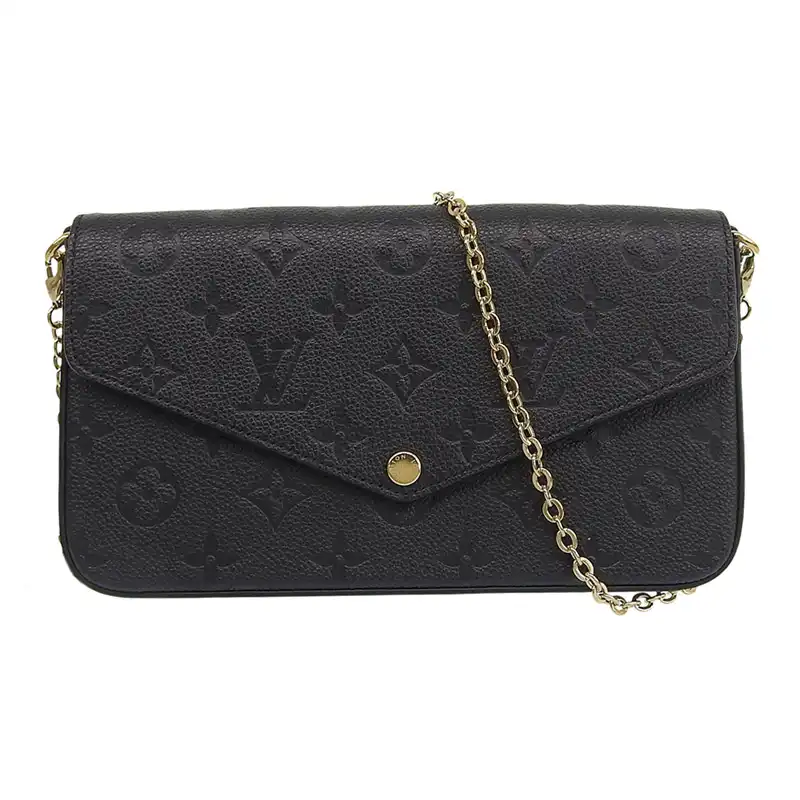 http://ルイヴィトン%20LOUIS%20VUITTON%20モノグラム%20アンプラント%20ポシェット%20フェリシー%20ショルダーバッグ%20ブラック%20M64064%20中古%20LV1947