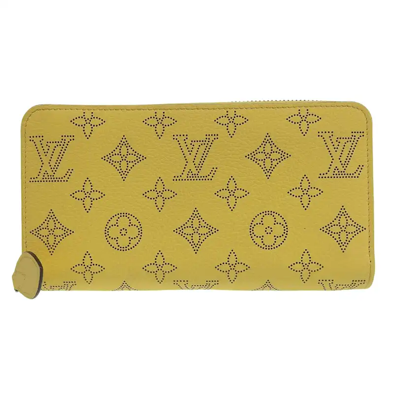 http://ルイヴィトン%20LOUIS%20VUITTON%20マヒナ%20ジッピーウォレット%20長財布%20ラウンドファスナー%20イエロー%20M82501%20中古%20LV1948