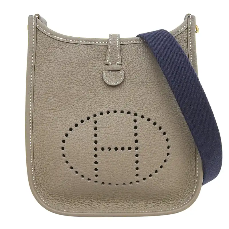 エルメス HERMES エヴリンTPM アマゾン ショルダーバッグ トリヨンクレマンス エトゥープ Y刻印 2020年 中古 HE1175