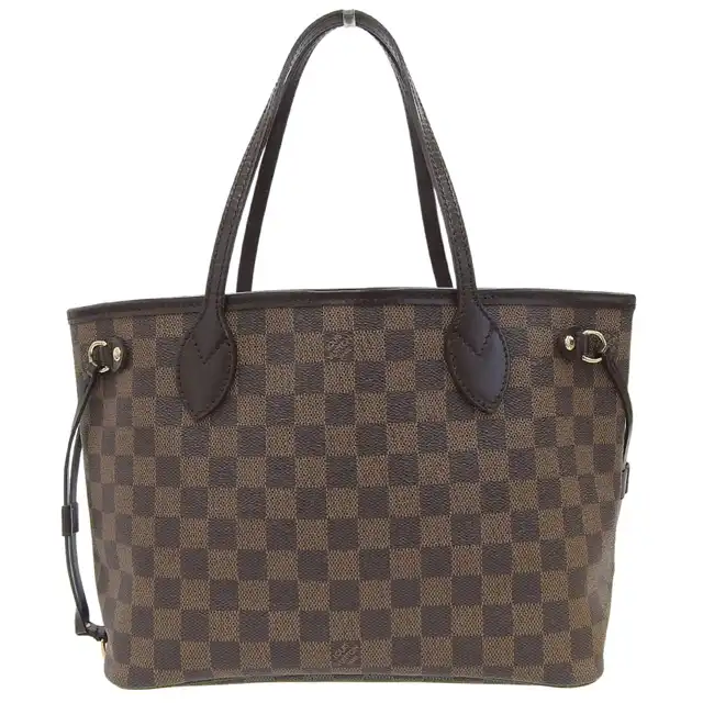 ルイヴィトン LOUIS VUITTON ダミエ ネヴァーフルPM トートバッグ エベヌ N51109 中古 LV1974