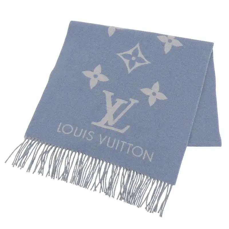 http://ルイヴィトン%20LOUIS%20VUITTON%20エシャルプ%20レイキャビック%20マフラー%20カシミヤ%20ブルー%20M75704%20中古%20LV1991
