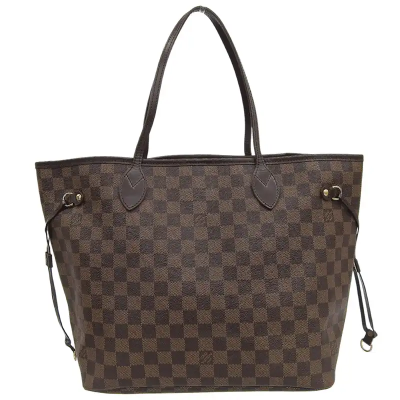 ルイヴィトン LOUIS VUITTON ダミエ ネヴァーフルMM トートバッグ エベヌ N51105 中古 LV2005