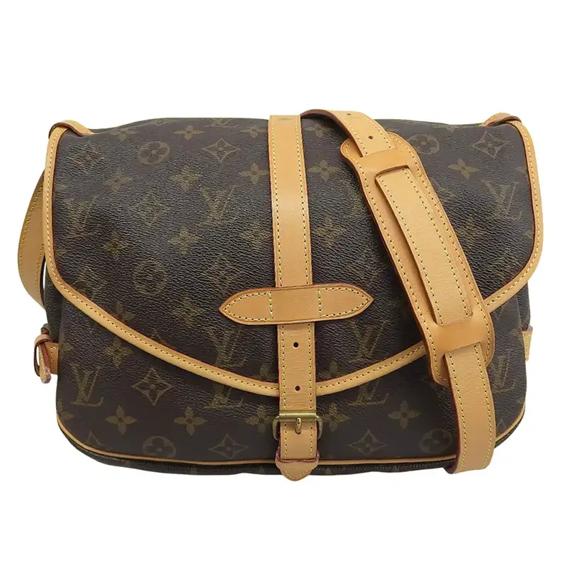 ルイヴィトン LOUIS VUITTON モノグラム ソミュール30 ショルダーバッグ M42256 中古 LV2017