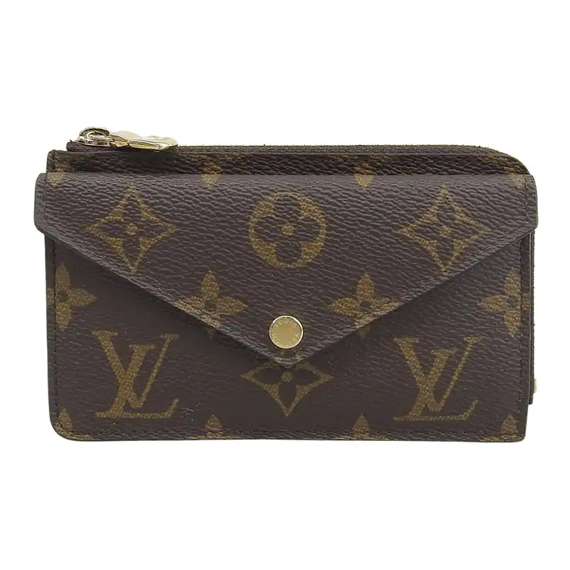 ルイヴィトン LOUIS VUITTON モノグラム ポルトカルト レクトヴェルソ カードケース コインケース ノワール M69431 中古 LV2019