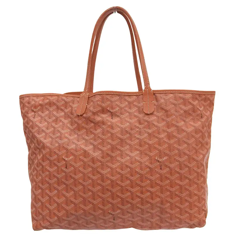 ゴヤール GOYARD サンルイPM トートバッグ PVC オレンジ 中古 OB2724