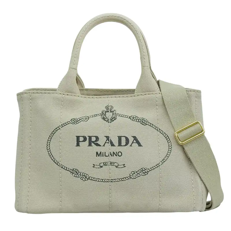 http://プラダ%20PRADA%20カナパ%202WAYバッグ%20ハンドバッグ%20ショルダーバッグ%20キャンバス%20ベージュ%201BG439%20中古%20OB2766