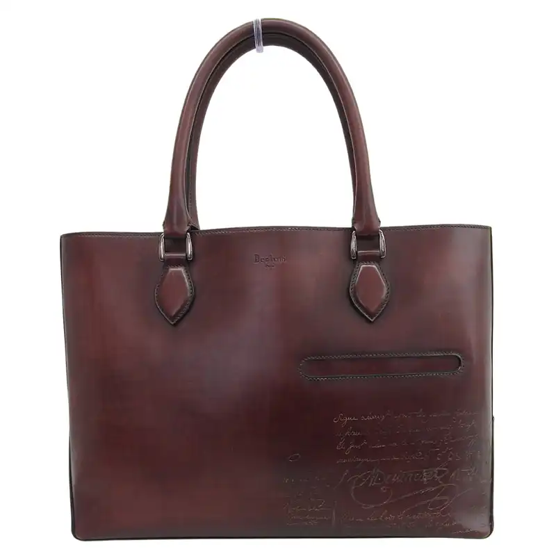http://ベルルッティ%20BERLUTI%20カリグラフィ%20トゥジュール%20トートバッグ%20レザー%20レッド系%20中古%20OB2790