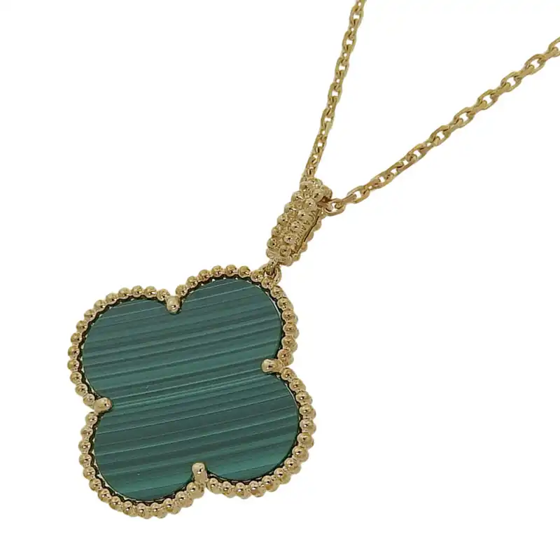 http://ヴァンクリーフ&アーペル%20Van%20Cleef&Arpels%20マジックアルハンブラ%20ロングネックレス%20K18%20マラカイト%20VCARO3MG00%20中古%20OBJ0503