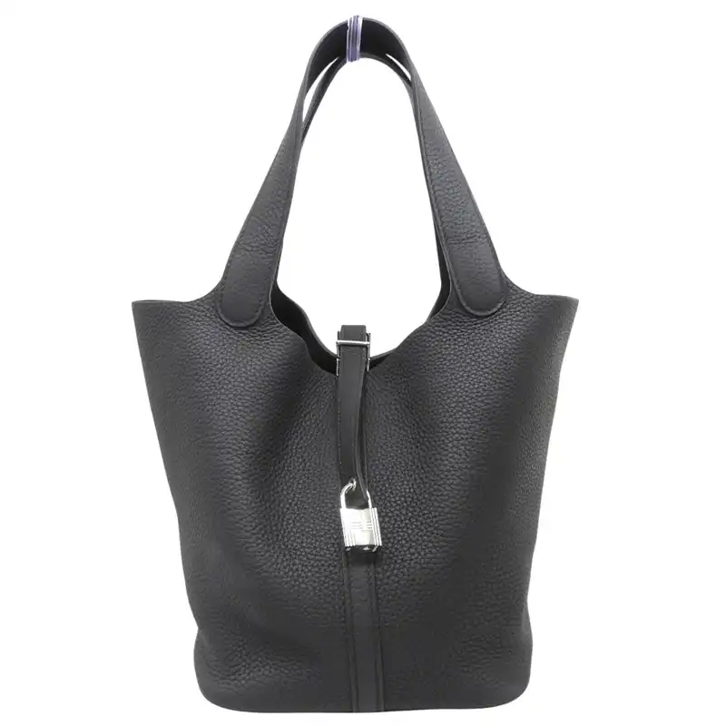 http://エルメス%20HERMES%20ピコタンロックMM%20ハンドバッグ%20トリヨンクレマンス%20ブラック%20B刻印%202023年%20中古%20HE1212