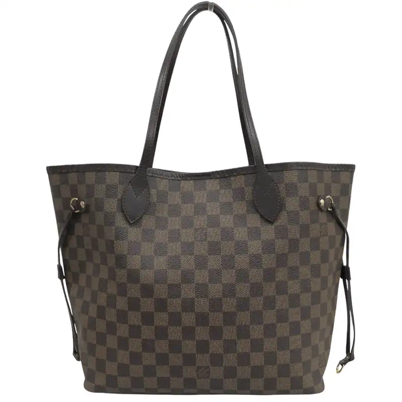 ルイヴィトン LOUIS VUITTON ダミエ ネヴァーフルMM トートバッグ エベヌ N51105 中古 LV2036