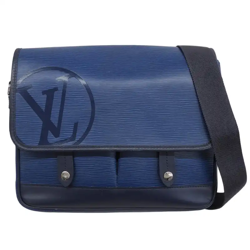 ルイヴィトン LOUIS VUITTON エピ メッセンジャーPM LVサークル ショルダーバッグ ブルーアズール M53494 中古 LV2042