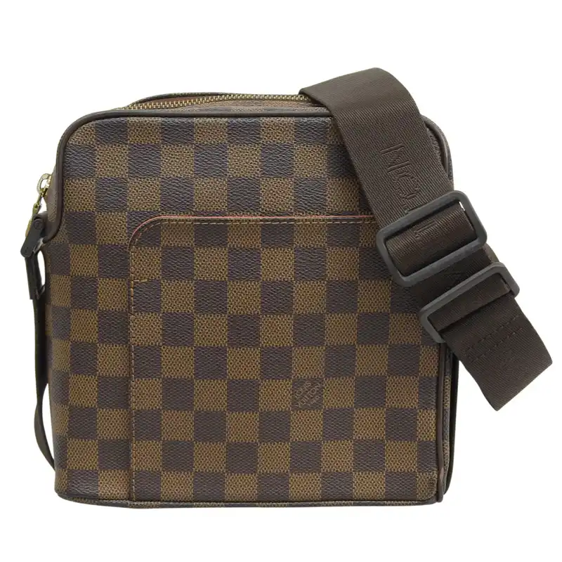 ルイヴィトン LOUIS VUITTON ダミエ オラフPM ショルダーバッグ エベヌ N41442 中古 LV2050