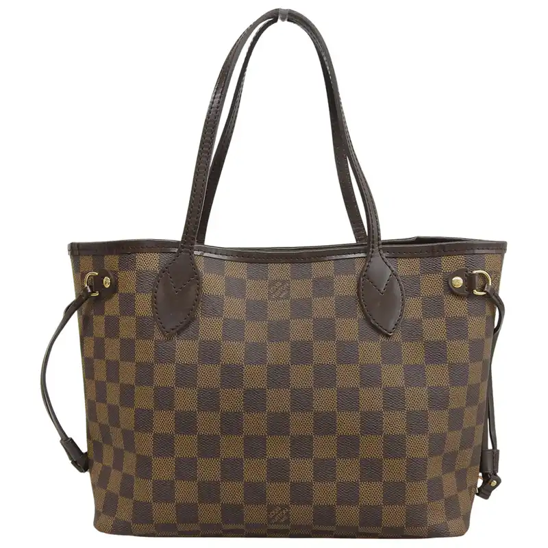 ルイヴィトン LOUIS VUITTON ダミエ ネヴァーフルPM トートバッグ エベヌ N51109 中古 LV2073