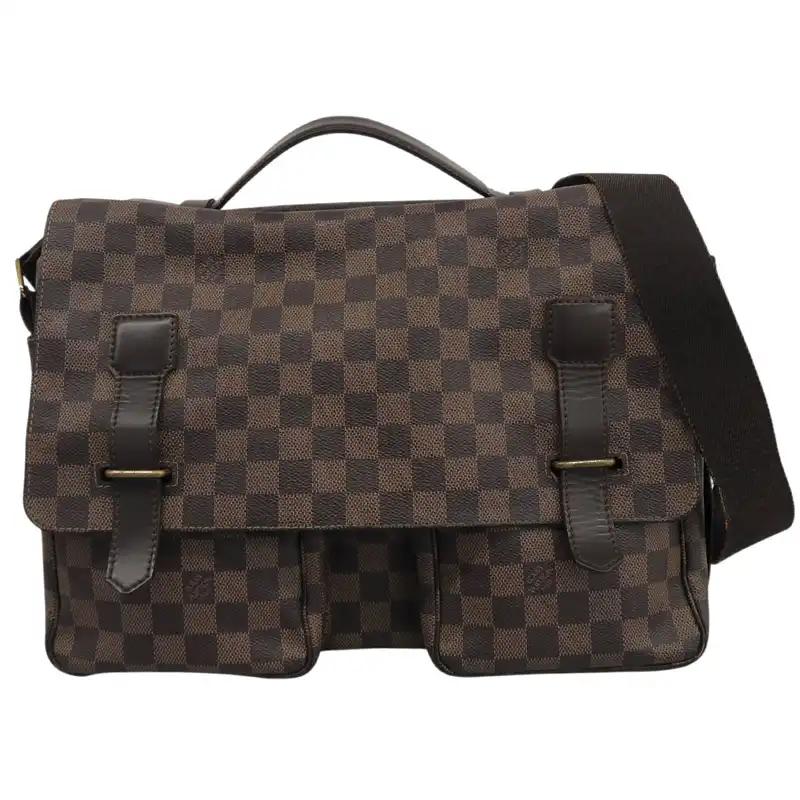 ルイヴィトン LOUIS VUITTON ダミエ ブロードウェイ ショルダーバッグ エベヌ N42270 中古 LV2081