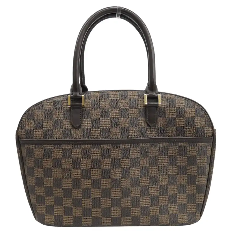 ルイヴィトン LOUIS VUITTON ダミエ サリア オリゾンタル ハンドバッグ エベヌ N5128 中古 LV2082