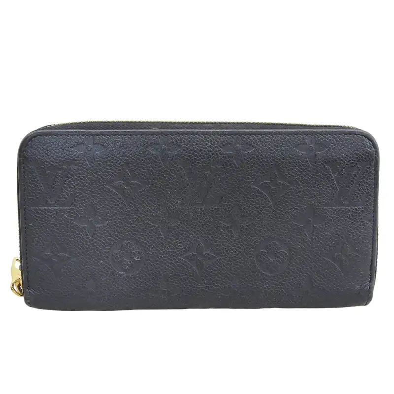 ルイヴィトン LOUIS VUITTON モノグラム・アンプラント ジッピー・ウォレット 長財布 ノワール M61864 中古 LV2106