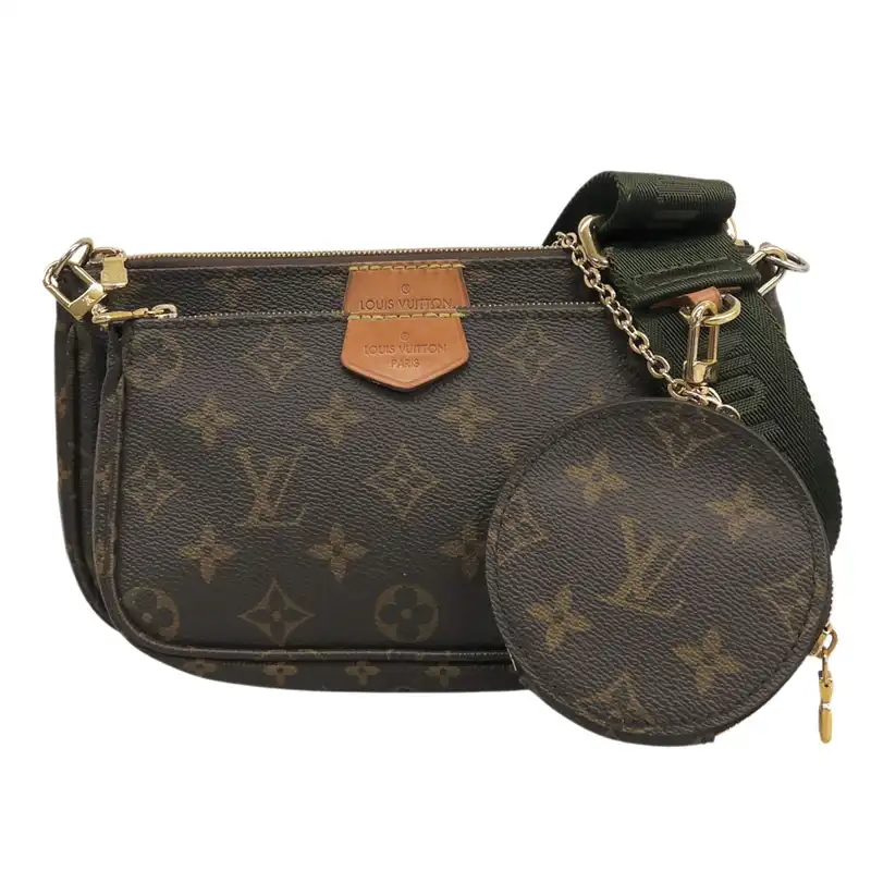ルイヴィトン LOUIS VUITTON モノグラム ミュルティ ポシェット アクセソワール 2WAYバッグ ショルダーバッグ M44813 中古 LV2110